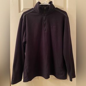 Patagonia Women’s Micro D-Luxe Quarter Zip Pullover Size XL Black